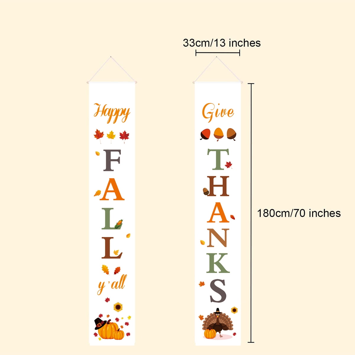 Happy Fall Porch Signs Fall for Outdoors