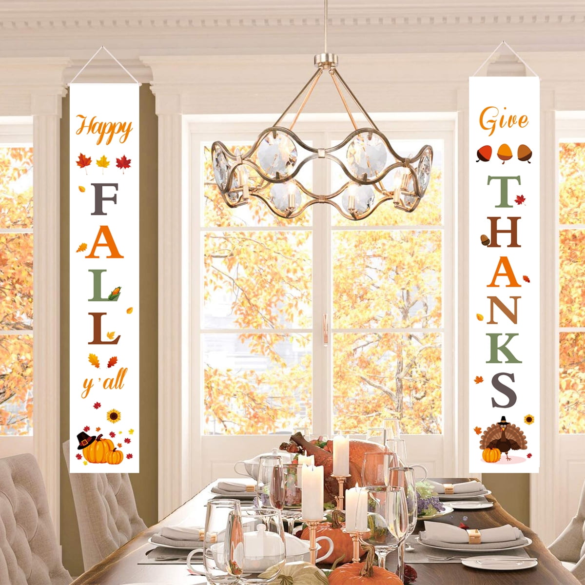 Happy Fall Porch Signs Fall for Outdoors