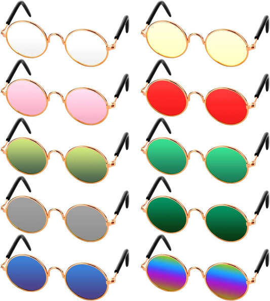 10 Pieces Cat & Dog Sunglasses 