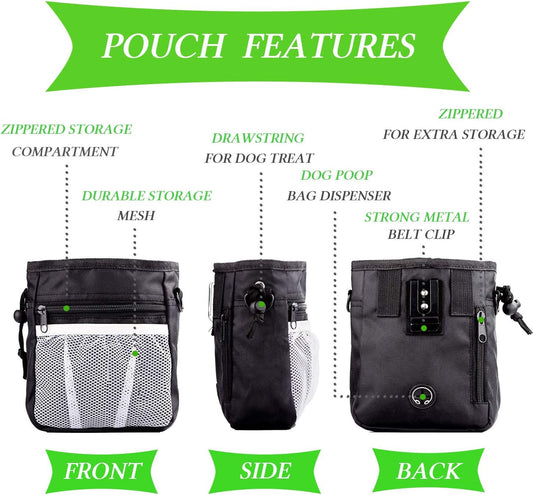 4-In-1 Dog Training Set, Puppy Training Treats- Dog Treat Training Pouch