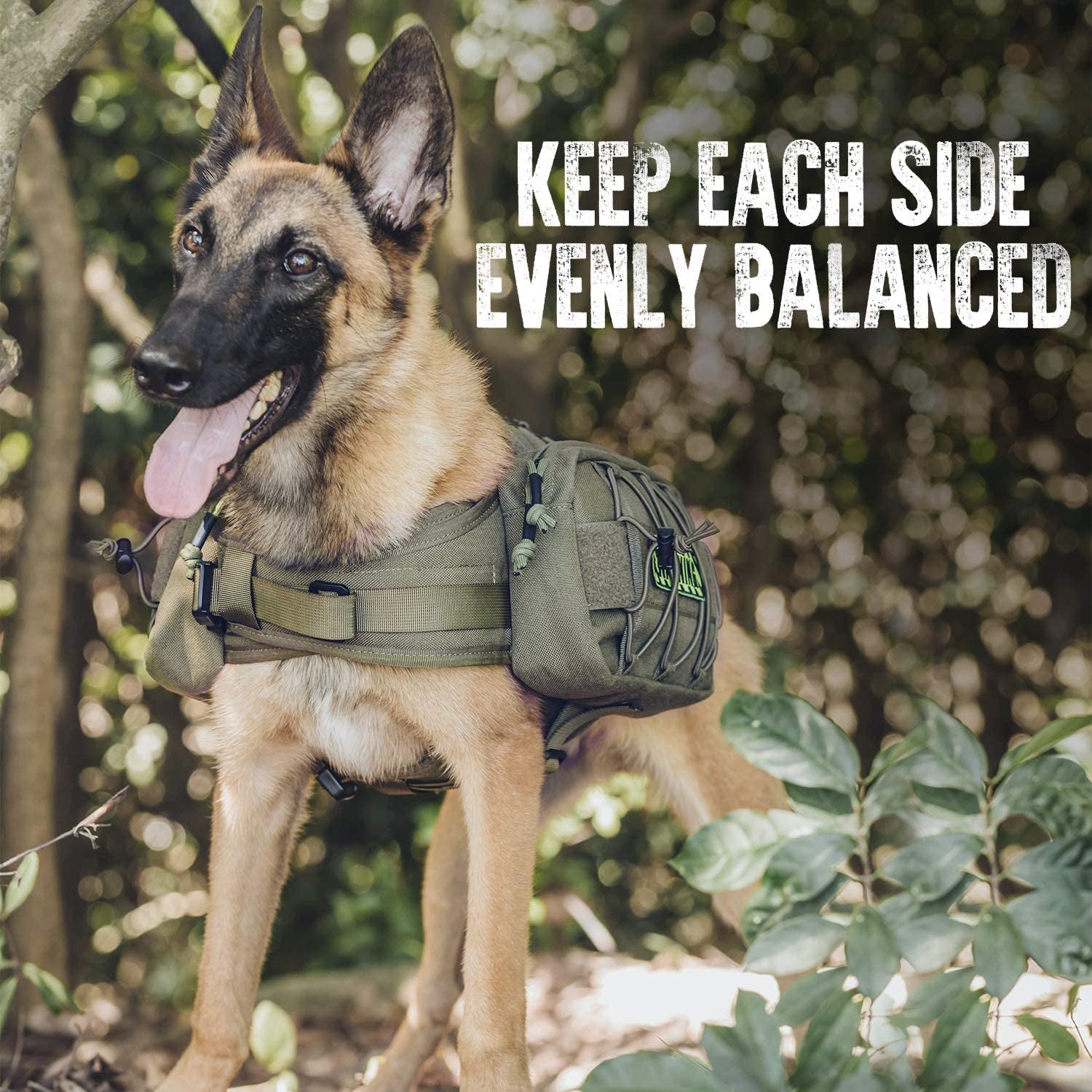 Dog Backpack for Medium & Large Dogs