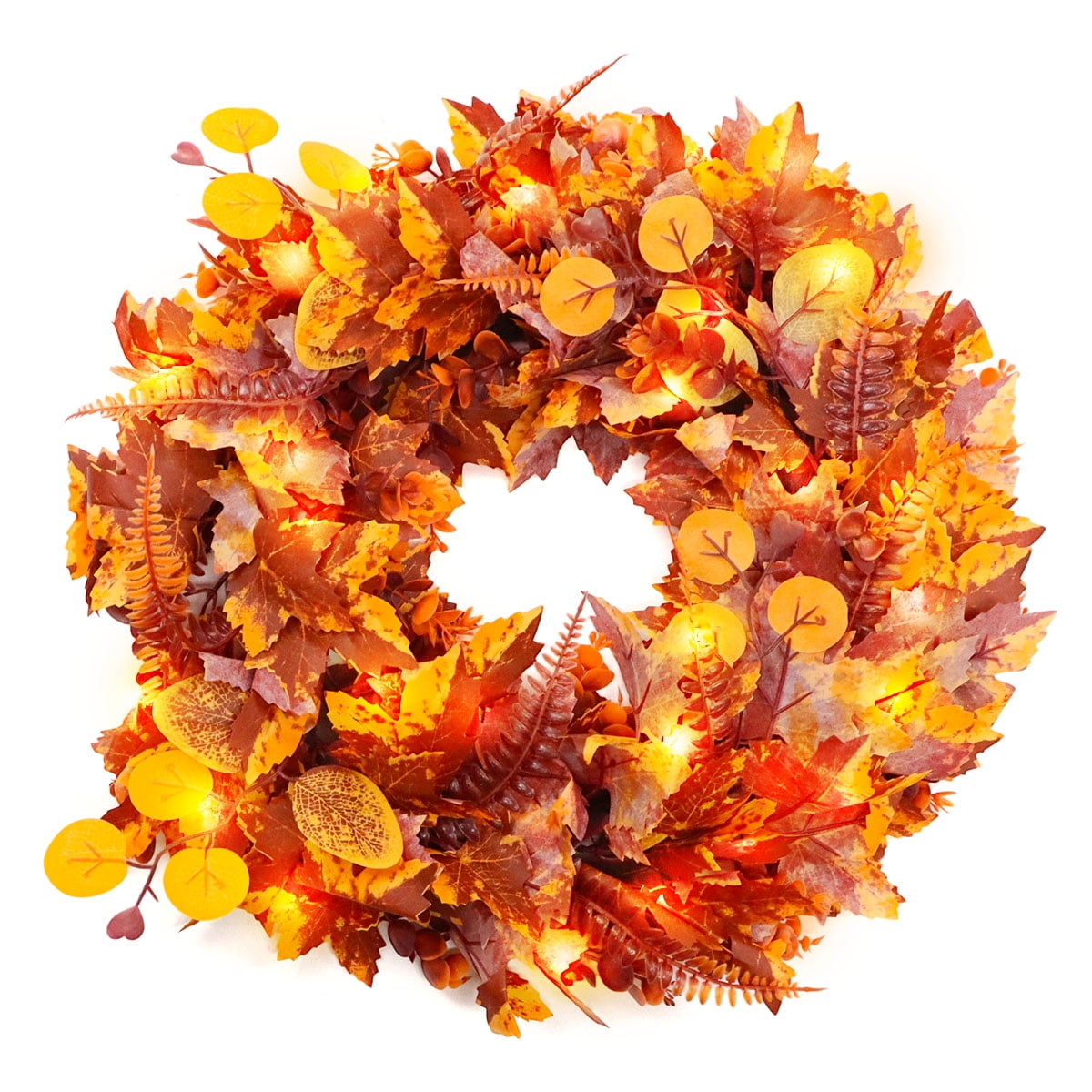 Fall Wreath Decoration Thanksgiving Front Door Decor 