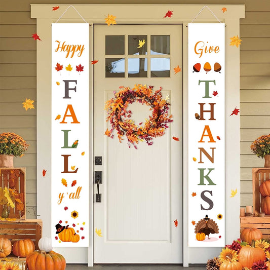 Happy Fall Porch Signs Fall for Outdoors