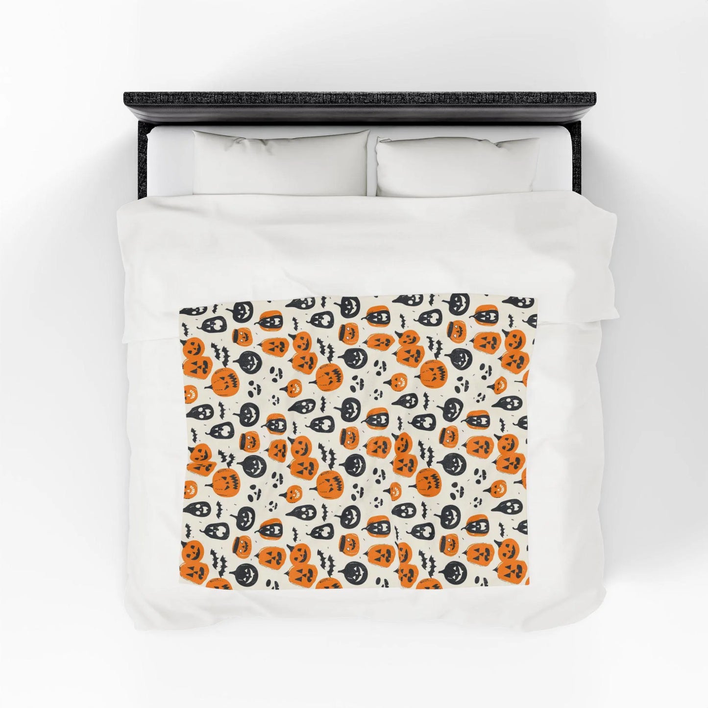 Halloween Couch Throw Blanket | Halloween Blanket with Pumpkin Print | Halloween Home Decor Soft Blanket | Pumpkin Halloween Blanket